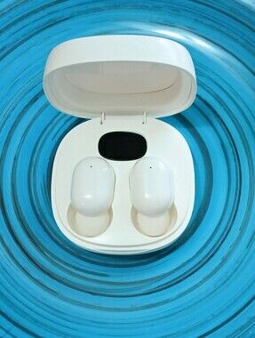 NWOB Airbuds Air 5 True Wireless White Earbuds & Charging Case